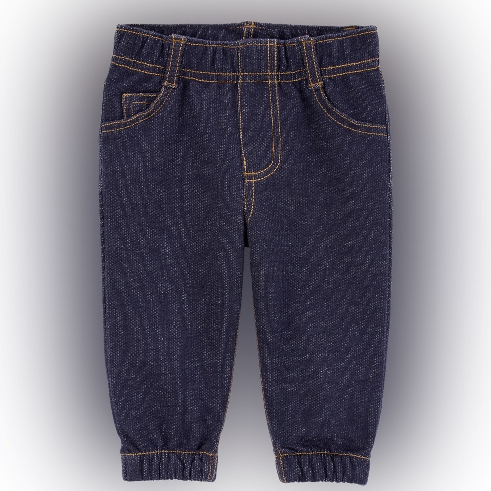 Baby jeans Kids Navy Blue Denim Pants! Like new . 3m